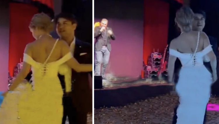 ვიდეო: სასტიკად მოკლული ქალის კადრები ქორწილიდან, რომელიც დათო ხუჯაძის სიმღერაზე ცეკვავს