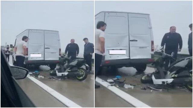 (ვიდეო) საშინელი ავარია ავტობანზე – ნახეთ, პირველი კადრები შემთხვევის ადგილიდან